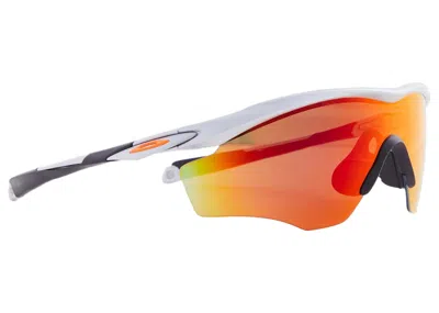 Pre-owned Kith X Oakley M2 Xl Frame In Silver Prizm Ruby