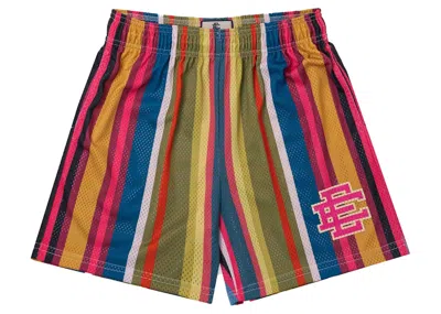 Pre-owned Eric Emanuel Men's  Ee Basic Short In Stripe