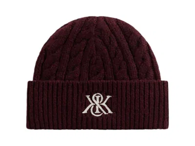 Pre-owned Kith Mas Chainstitch Mia Beanie In Magma