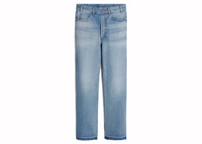 Pre-owned Celine Women's  Wesley Jeans In Pismo Wash In Sand