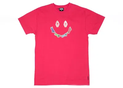 Pre-owned Ice Cream Men's  Happy Tee Shirt In Red/raspberry Wine