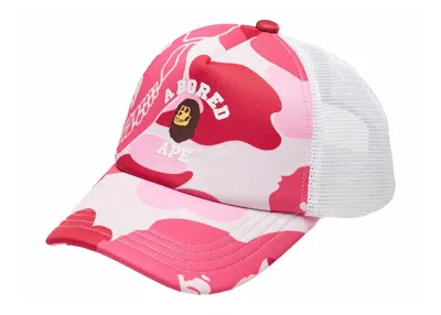 Pre-owned Bape X Bayc Mesh Cap In Pink