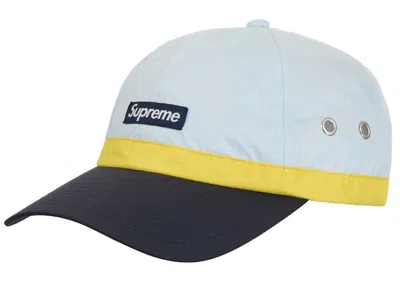 Pre-owned Supreme Crown Band Nylon 6 Panel (ss24) In Light Blue