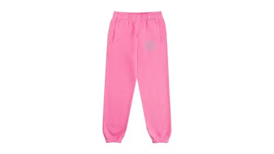 Pre-owned Eric Emanuel Men's  Ee Sweatpant In Pink/swarovski