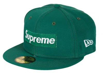 Pre-owned Supreme Money Box Logo New Era In Dark Green