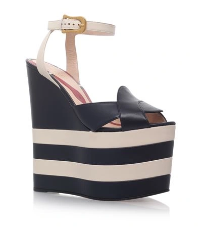 Shop Gucci Sally Layer Wedges