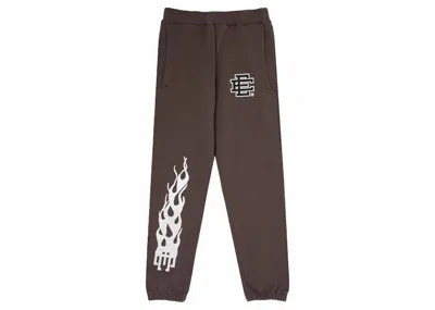 Pre-owned Eric Emanuel Men's  Ee Basic Sweatpant (ss23) In Brown