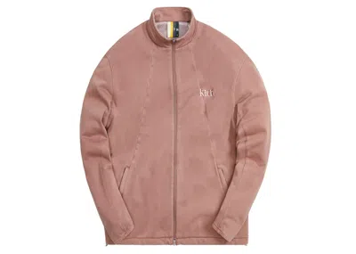 Pre-owned Kith Men's  Windsor Panelled Track Jacket In Dusty Mauve In Pink