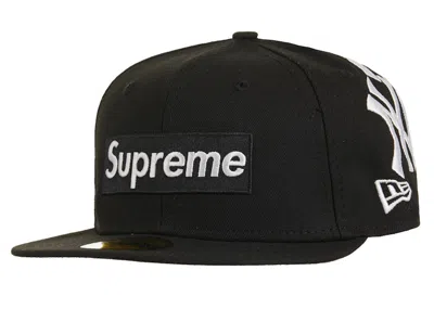Pre-owned Supreme New York Yankees Box Logo New Era In Black