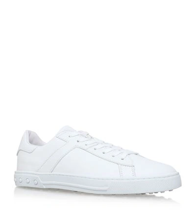 Tod's Tennis Leather Trainers In White