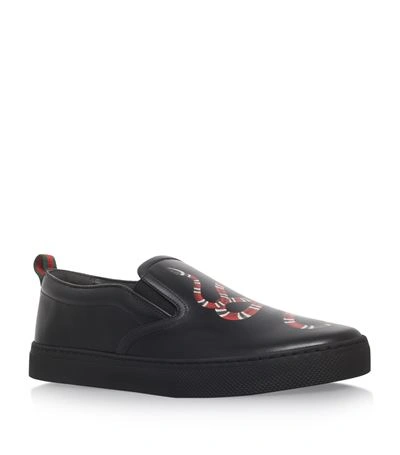 Shop Gucci Dublin Snake Skate Shoes