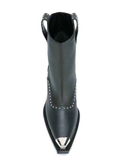 Shop Givenchy Studded Western Ankle Boots