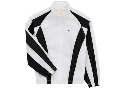 Pre-owned Aimé Leon Dore Men's Aime Leon Dore Crest Track Jacket In White/black