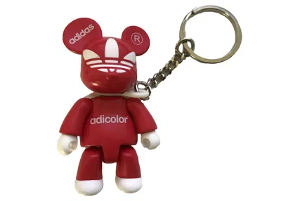 Pre-owned Toy2 Qee Adidas Adicolor Key Chain Red