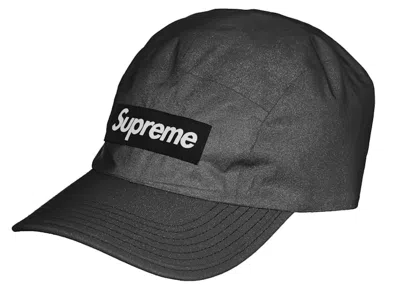 Pre-owned Supreme Reflective Mesh Camp Cap In Black