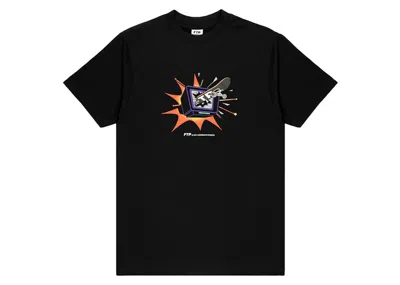 Pre-owned Ftp Men's  Tv Guide Tee Shirt In Black