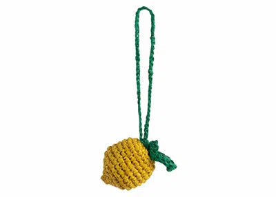 Pre-owned Aimé Leon Dore Crochet Charm In Lemon