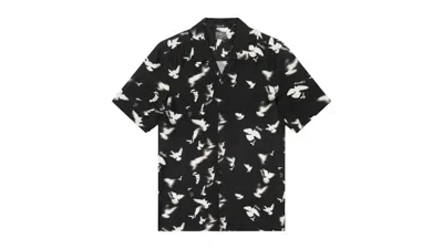 Pre-owned Ksubi Men's  Flight Resort Short Sleeve Shirt In Black