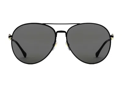 Pre-owned Gucci Women's  Aviator Sunglasses In Black (797453 I33301012)