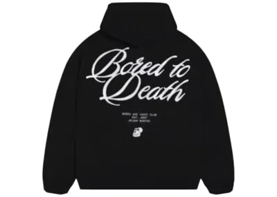 Pre-owned Bayc Men's  Bored Script Hoodie In Black