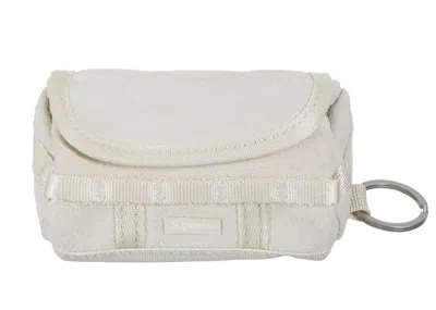 Pre-owned Supreme The North Face Suede Base Camp Duffle Keychain In Stone