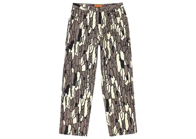 Pre-owned Ftp Men's  Rivet Carpenter Pant In Treebark Camo