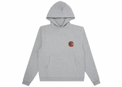 Pre-owned Eric Emanuel Men's  Ee Hw V2 Hoodie In Heather/black/red