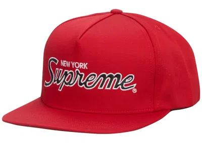 Pre-owned Supreme Classic Team 5panel In Red
