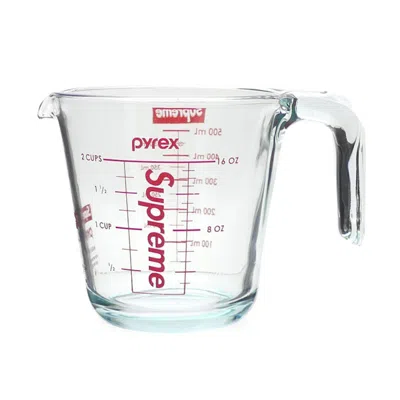 Pre-owned Supreme Pyrex 2cup Measuring Cup In Clear In Transparent