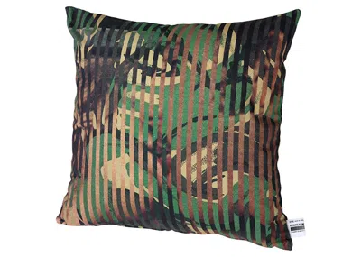 Pre-owned Medicom X Sync Kosuke Kawamura Camouflage Square Cushion In Green Camo