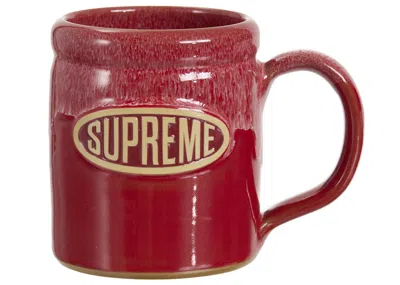 Pre-owned Supreme Deneen Camper Mug In Red