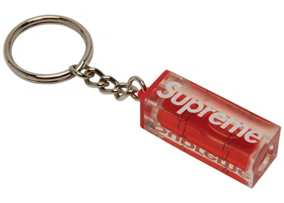 Pre-owned Supreme Level Keychain In Red