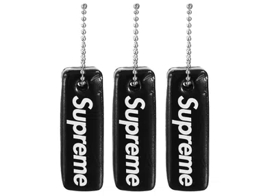 Pre-owned Supreme Floating Keychain (set Of 3) In Black
