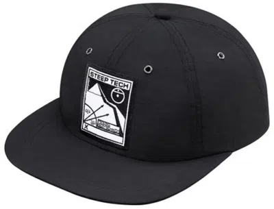 Pre-owned Supreme The North Face Steep Tech 6 Panel In Black