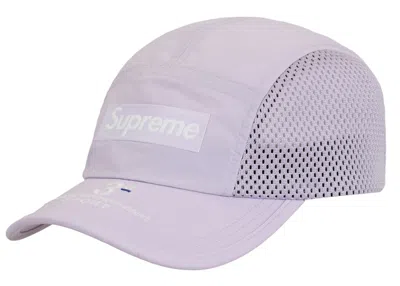 Pre-owned Supreme Mesh Side Panel Camp Cap Ss24 In Lavender