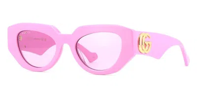 Pre-owned Gucci Generation Sunglasses In Pink/brown (gg1421s/004)