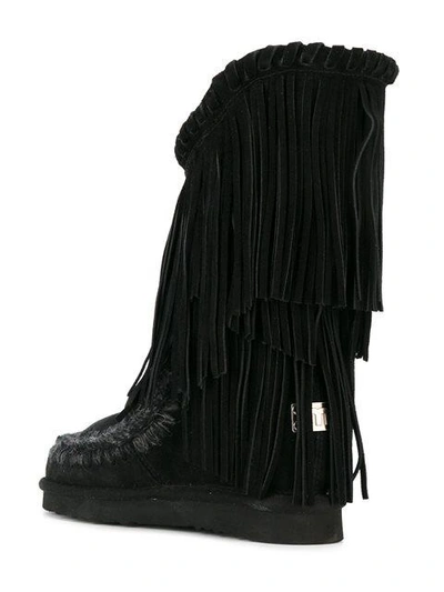 Shop Mou Fringed Tall Boots