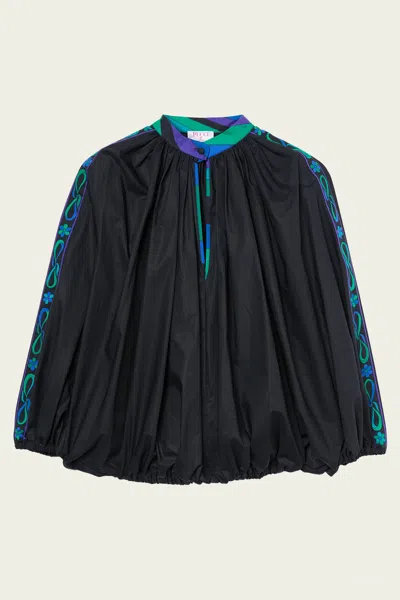 Pucci Voluminous Blouse In Nero