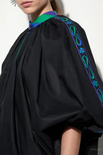 Pucci Voluminous Blouse In Nero