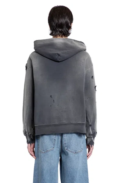 Saint Michael Man Grey Sweatshirts