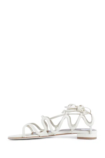 Manolo Blahnik Woman Off-white Sandals & Slides
