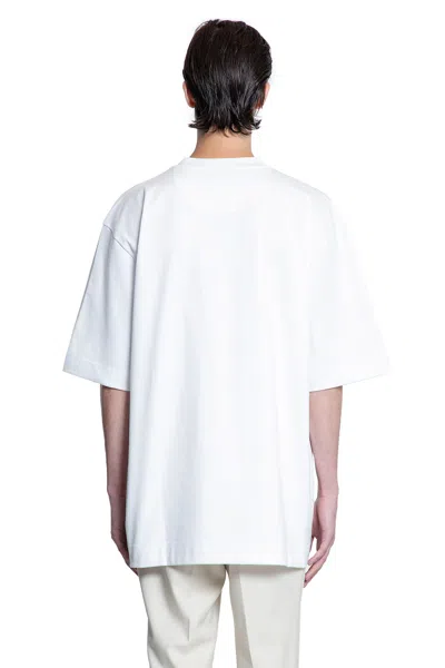 Fendi Man White T-shirts & Tank Tops