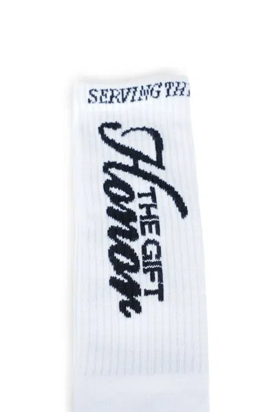 Honor The Gift Man White Socks