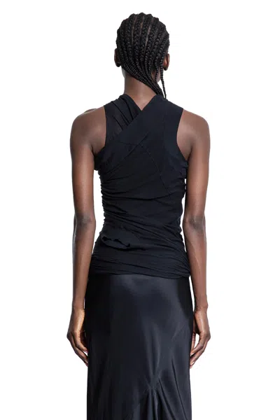 Rick Owens Woman Black Tops