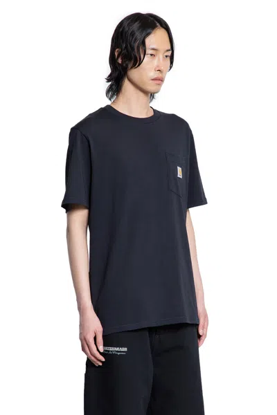 Carhartt Loose Fit Heavyweight Short Sleeve Pocket T-shirt In Black