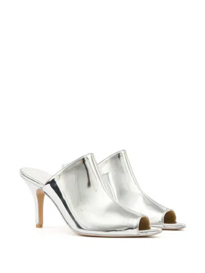 Mm6 Maison Margiela Metallic Open Toe Sandals