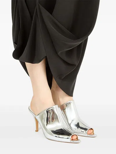 Mm6 Maison Margiela Metallic Open Toe Sandals