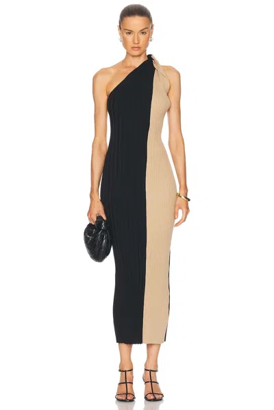 By Malene Birger Noto Maxi Dress In Bicolor Block