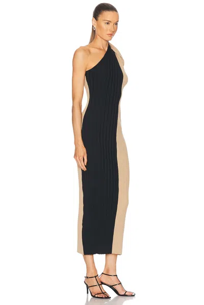 By Malene Birger Noto Maxi Dress In Bicolor Block