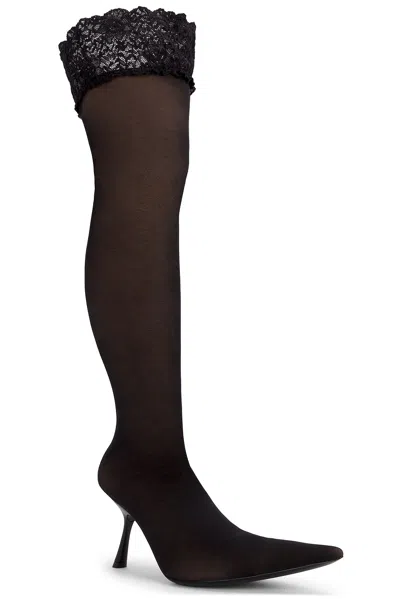 Balenciaga New Flex Heel In Black